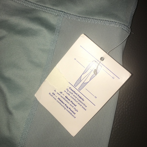 New With Tags JoyLab Mint Greeb Leggings with sheer mesh. Size XXL NWT - Picture 5 of 12